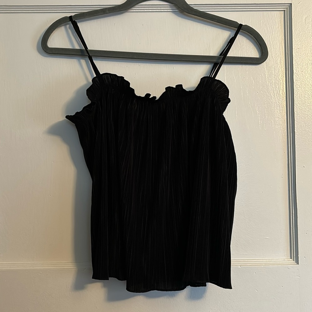Madewell ruffle tank top